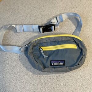 Patagonia Grey Multicolor Mini Hip Pack Gorpcore Hiking Outdoor Activity Unisex